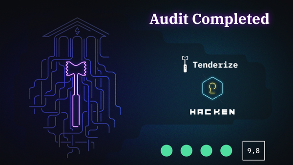 Tenderize Passes Hacken Audit With A 9.8/10